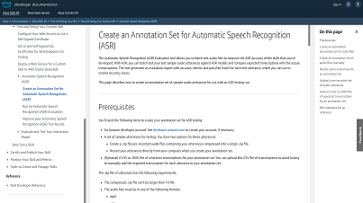 Create annotation sets for evaluating skill accuracy  - Technical documentation